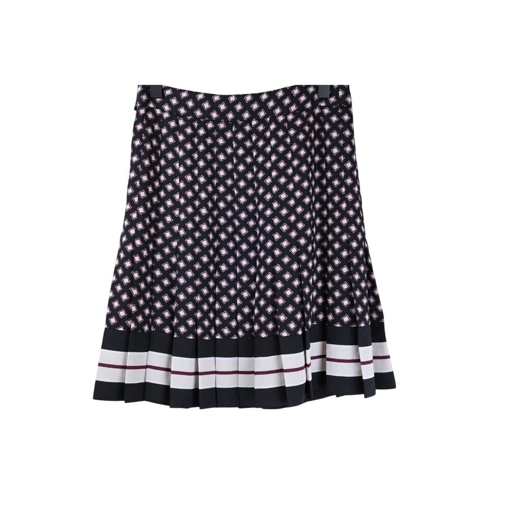 Kate Spade Skirt Women 00 XS Diamond Pleated Skirt Preppy Work Classic Capsule